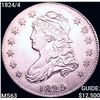 Image 1 : 1824/4 Capped Bust Quarter CHOICE BU