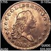 Image 1 : 1795 O-105a Flowing Hair Half Dollar CLOSELY UNCIRCULATED
