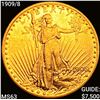Image 1 : 1909/8 $20 Gold Double Eagle CHOICE BU