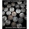 Image 1 : (100) 1oz .999 Silver Bars/Rounds