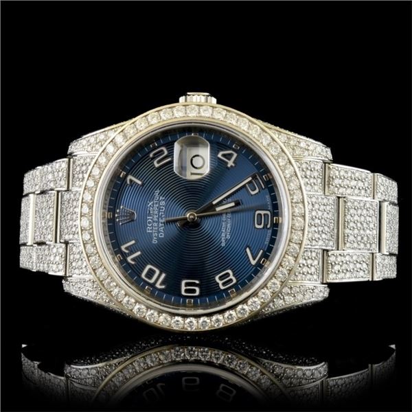 Rolex DateJust 12.95ctw Full Bust Diamond Watch