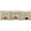Image 1 : 1¢ MS-66 PCCS-ICCS 3pcs lot