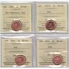 Image 1 : 1¢ MS-66 ICCS  4pcs lot