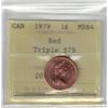 Image 1 : 1979 Triple 979 1¢ MS64 PCCS, Professional Coin Certification System