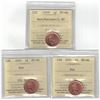 Image 1 : 1¢ MS-66 ICCS NBU non NBU 3pcs lot