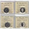 Image 1 : 25¢ ICCS Lot of 4 pcs, Stanley Cup