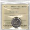 Image 1 : 2005P 5¢  First Day ICCS MS66