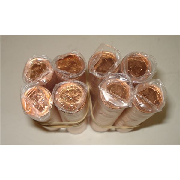 Canada 1¢ Roll 4 X 2012 Magnetic & 4 X 2012 Non Magnetic, New Rolls