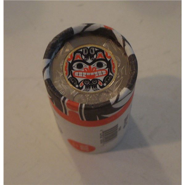 2020 Haida, Bill Reid $2. Colored Coins Roll