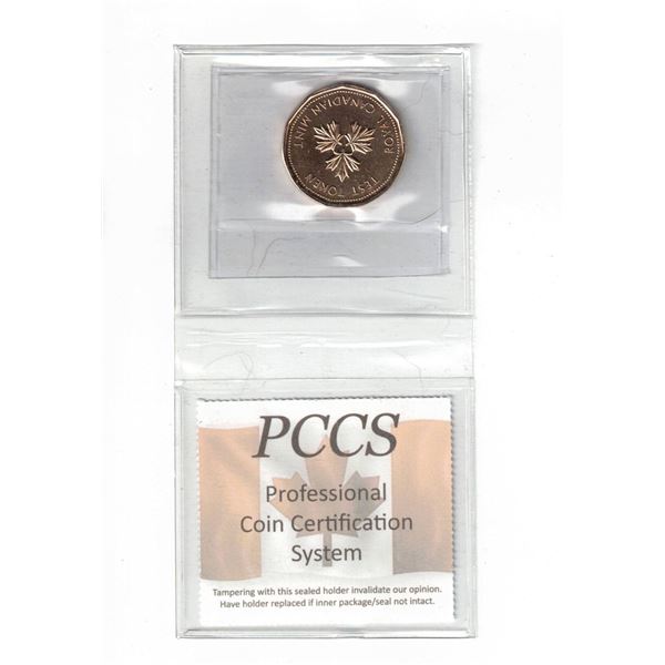 Dollar Test token Certified PCCS MS66