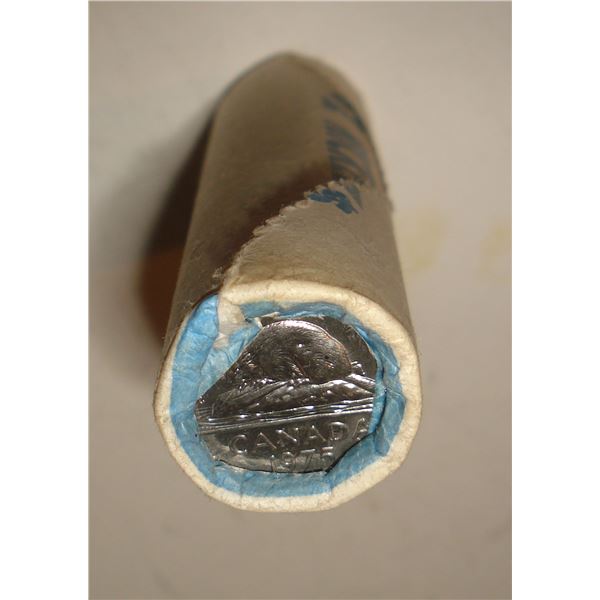 1975 Canada 5 cent Roll BU