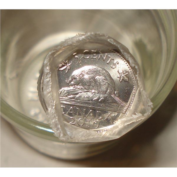 2010 Canada 5 cent Roll BU