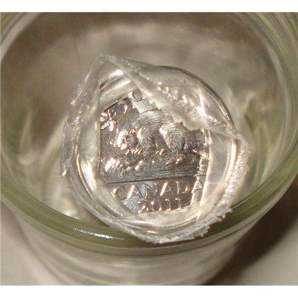 2011 Canada 5 cent Roll BU