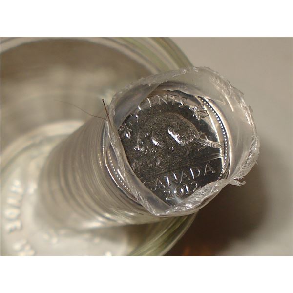 2012 Canada 5 cent Roll BU