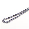 Image 2 : 25.02 ctw Blue Sapphire and 6.80 ctw Diamond 14K White Gold Necklace