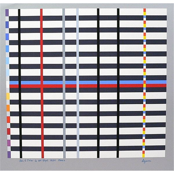 Homage to Mondrian by Yaacov Agam