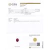 Image 4 : 2.28 ctw BURMESE Ruby and 1.49 ctw Diamond Platinum Ring (GIA CERTIFIED)