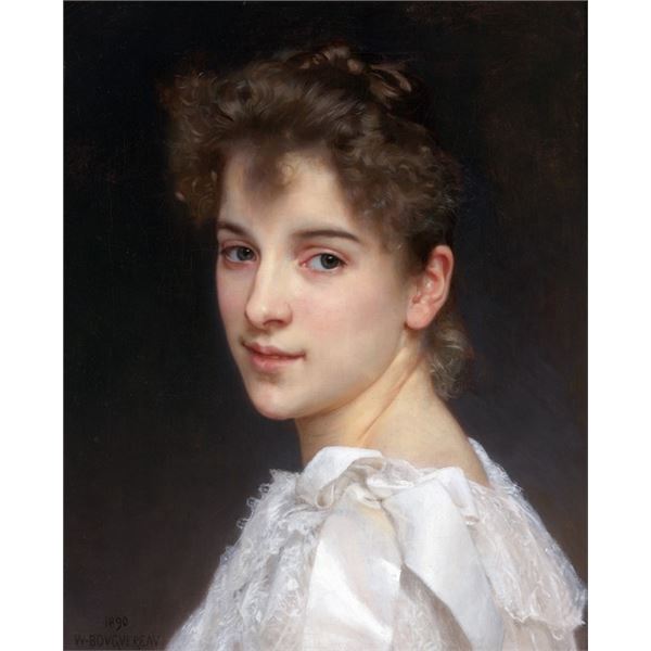 William Bouguereau  - Portrait of Gabrielle Cot