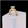 Image 6 : 1.00 ctw Very Light Yellow CENTER Diamond 18K Yellow Gold Ring (1.29 ctw Diamond