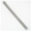 Image 8 : Vintage 18k White Gold 2.40 ctw Round Diamond 15mm Wide Brick Mesh Link Bracelet