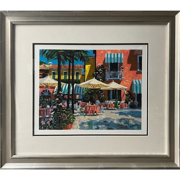 Inn at Lake Gorda Custom Framed by Behrens, Howard