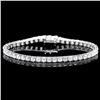 Image 1 : 18k White Gold 8.00ct Diamond Bracelet