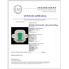 Image 5 : 18K Gold 1.32ct Emerald & 1.19ctw Diamond Ring