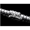 Image 4 : 18k White Gold 10.00ct Diamond Necklace
