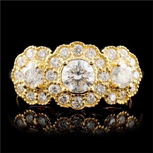14K Gold 1.60ctw Diamond Ring