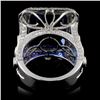 Image 3 : 18K White Gold 21.50ct Tanzanite & 3.93ct Diamond