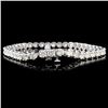 Image 2 : 14K White Gold 7.00ctw Diamond Tennis Bracelet