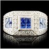Image 1 : 18K Gold 2.11ct Sapphire & 0.74ctw Diamond Ring