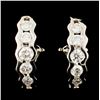 Image 1 : 14K Gold 1.12ctw Diamond Earrings