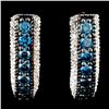 Image 1 : 14K Gold 0.56ctw Fancy Color Diamond Earrings