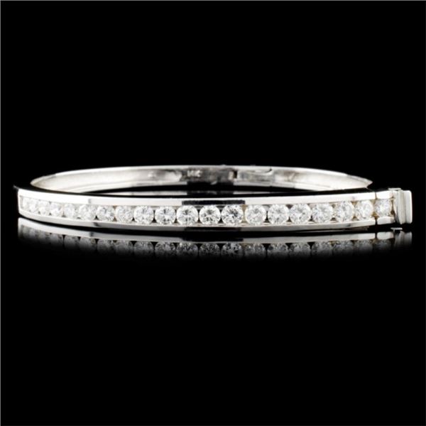 14k Gold 20.00ct Tanzanite & 0.50ct Diamond Brace