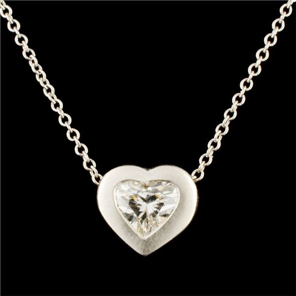 14K Gold 9.98ct Aquamarine & 2.89ctw Diamond Neckl