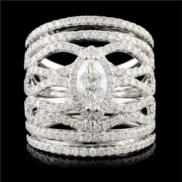 14K Gold 1.48ctw Diamond Ring