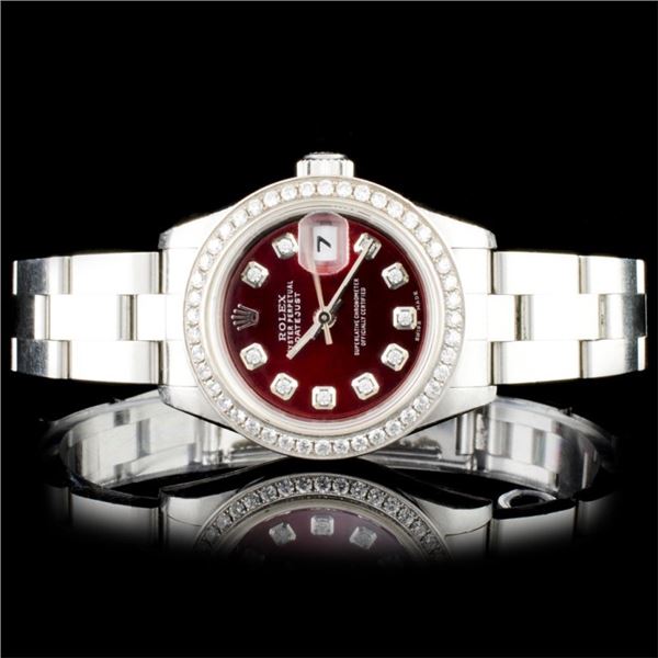 Rolex DateJust YG/SS 1.50ct Diamond 36mm Watch