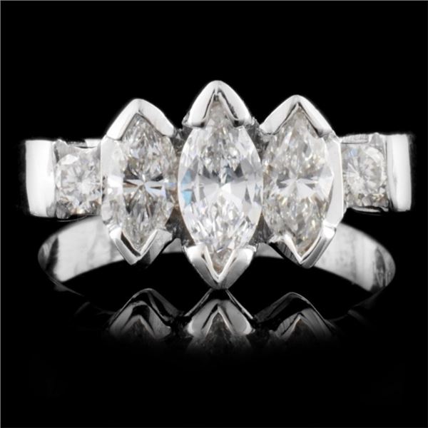 14K Gold 1.06ctw Diamond Ring