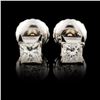 Image 1 : 14K Gold 0.34ctw Diamond Earrings