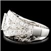 Image 3 : 18K Gold 3.88ctw Diamond Ring