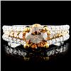 Image 1 : 14K Gold 1.64ctw Diamond Ring