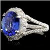 Image 2 : 18K White Gold 2.85ct Tanzanite & 1.17ctw Diamond