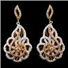 Image 1 : 14K Gold 1.71ctw Diamond Earrings