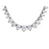Image 2 : 18k White Gold 9.00ct Diamond Necklace