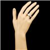 Image 4 : 18K Gold 2.89ctw Diamond Ring