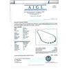 Image 3 : 14K Gold 26.56ctw Emerald & 1.75ctw Diamond Neckla