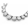 Image 2 : 18k White Gold 12.00ct Diamond Necklace