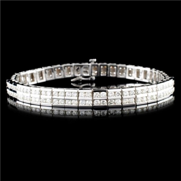 14K Gold 5.00ctw Diamond Bracelet