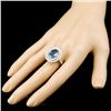 Image 3 : 18K Gold 6.74ct Sapphire & 1.31ctw Diamond Ring